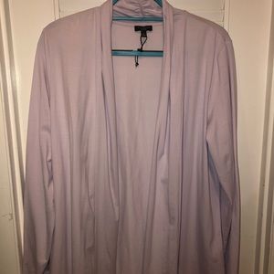 Talbots light lavender cardigan